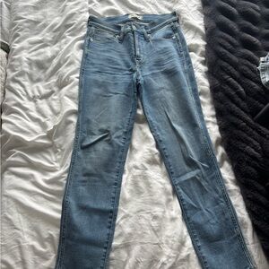 Madewell Light Blue Skinny Jeans